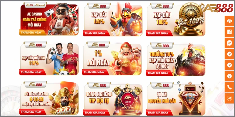 Kho tàng khuyến mãi tuyệt đỉnh tại nhà cái